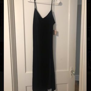 Long Knit Black Dress